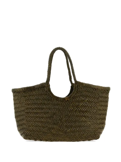 DRAGON DIFFUSION Nantucket woven-leather tote bag