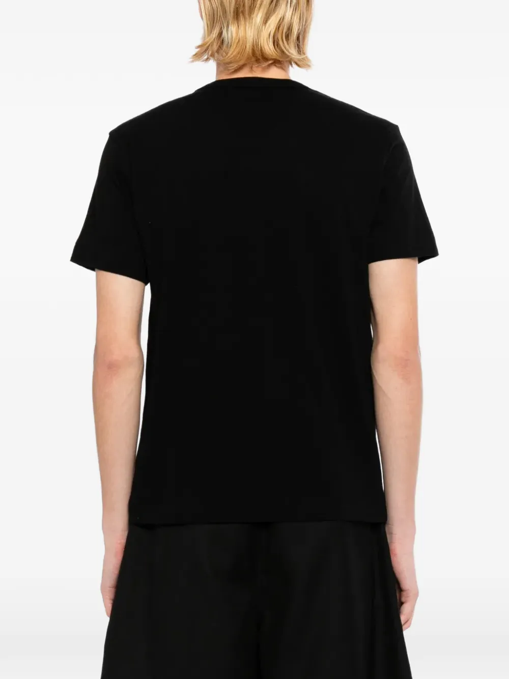 Black Comme Des Garçons T-shirt met grafische print Zwart