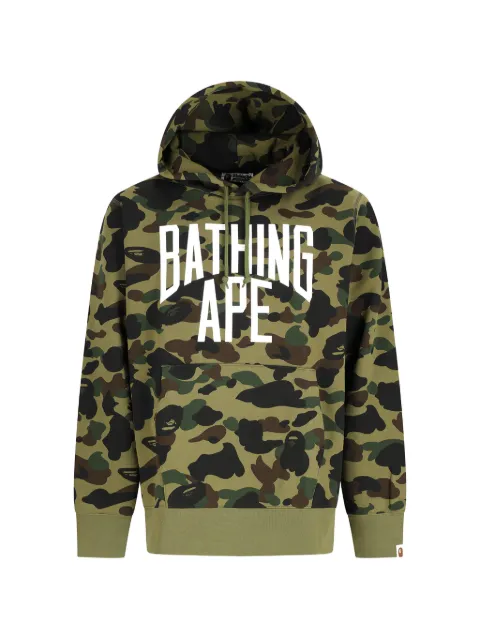 A BATHING APE® 1st Camo logo-print hoodie