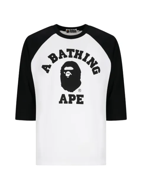 A BATHING APE® College raglan T-shirt
