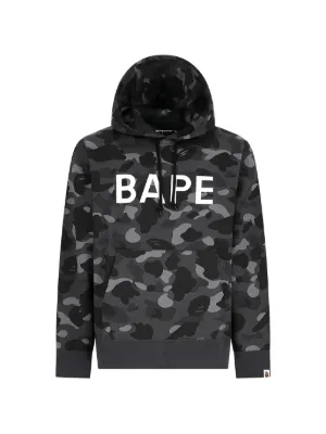 A BATHING APE® カモフラージュ ジップパーカー | ブラック | FARFETCH JP
