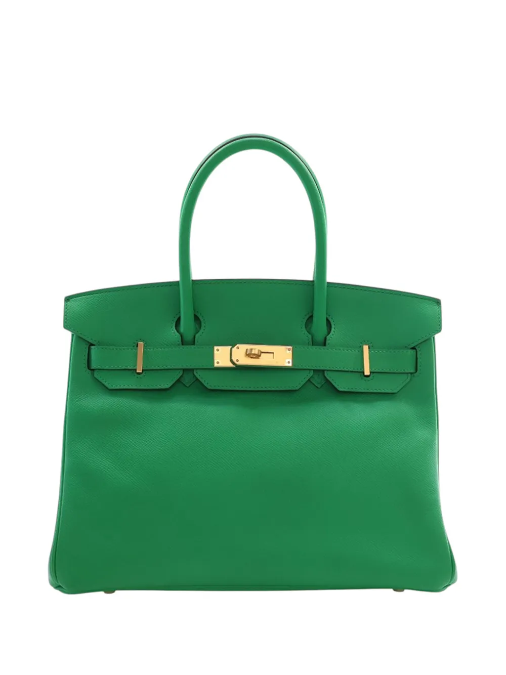 Hermès Pre-Owned 2014 Epsom Birkin Retourne 30 handbag - Verde