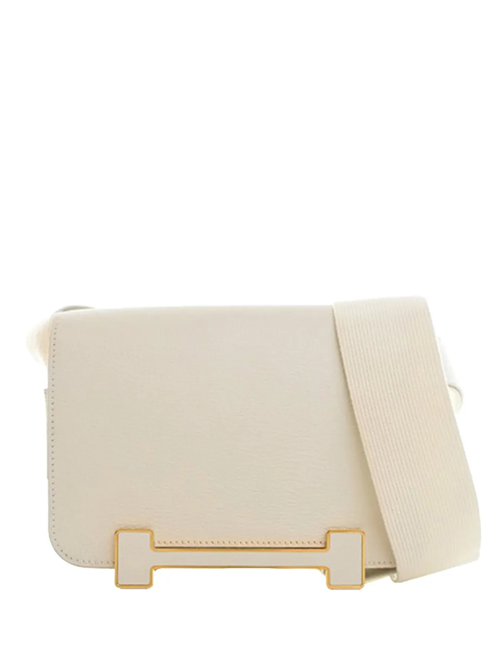 Hermès Pre-Owned 2023 Chevre Mysore Geta crossbody bag - Bianco