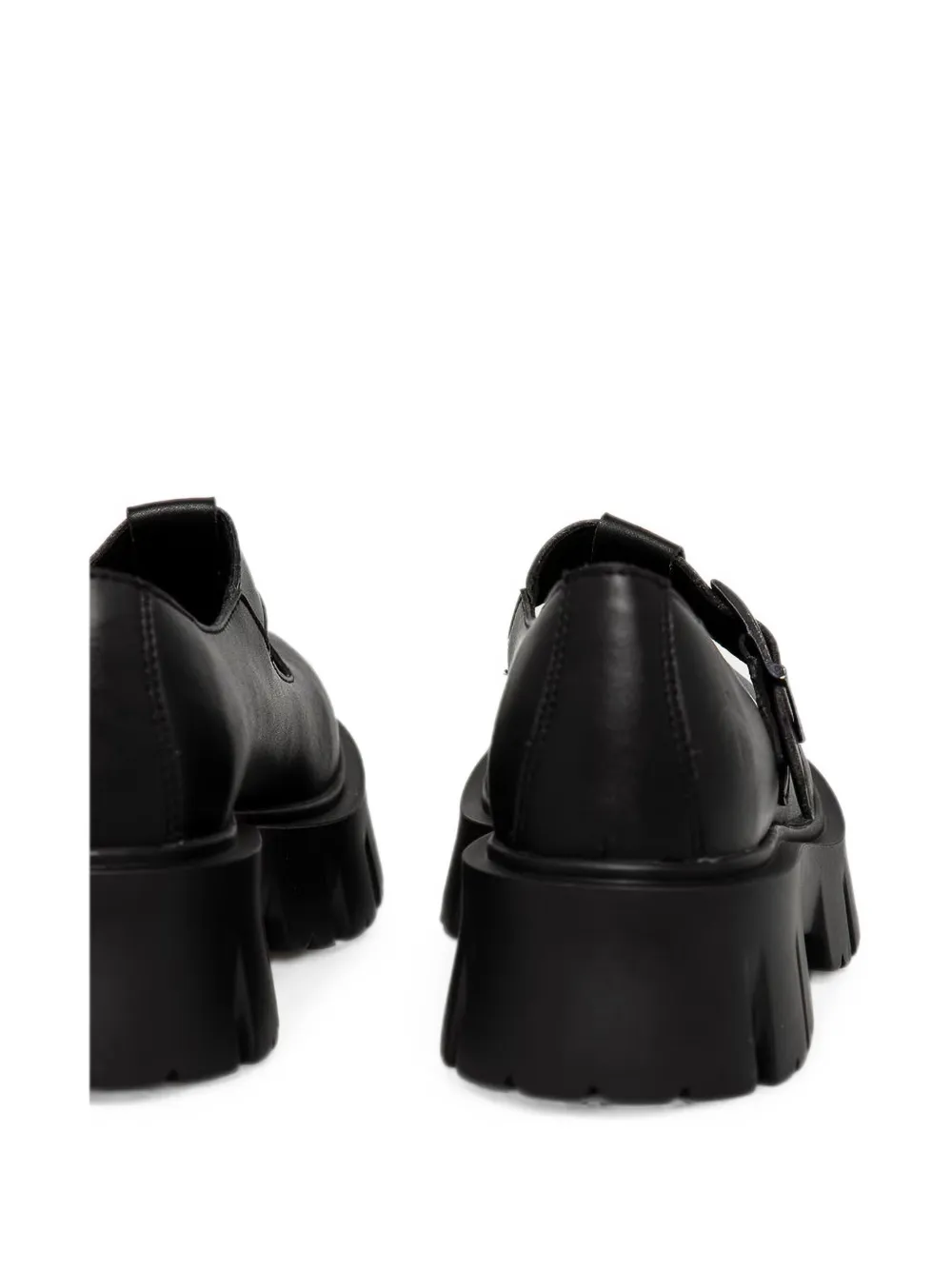 Altercore buckle-fastening chunky-sole shoes Zwart
