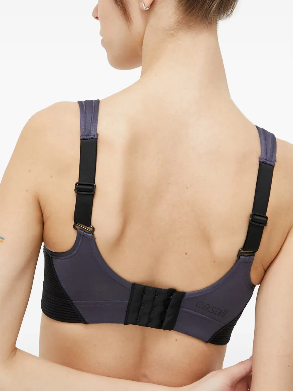 Casall mesh-panelled sports bra Grijs