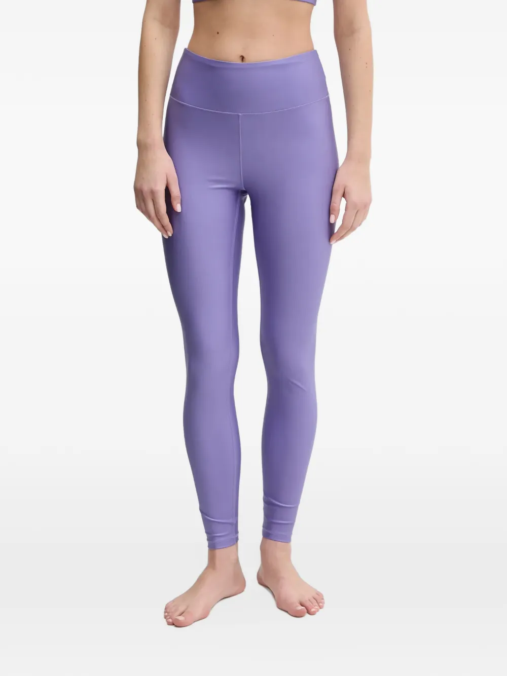 Casall Glitz logo-print high-waisted leggings - Violet Casall Glitz logo-print high-waisted leggings - Violet