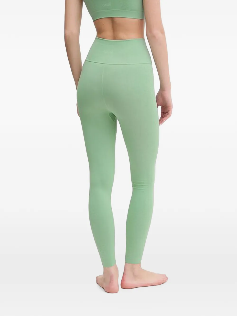 Casall Scallop high-waisted leggings Groen