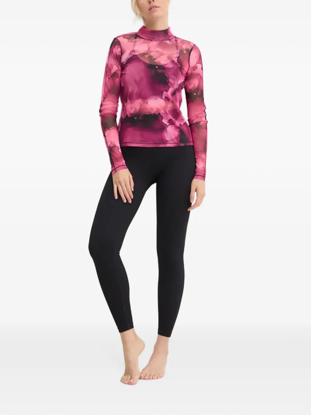 Casall t-shirt à imprimé abstrait - Rose Casall t-shirt à imprimé abstrait - Rose