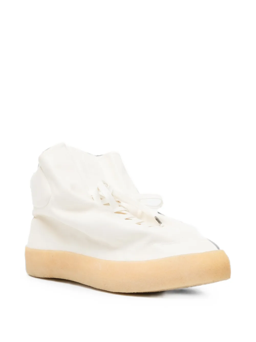 Deepti leather ankle boots Wit