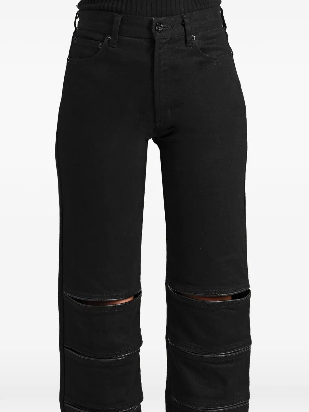 Contessa Mills Arcana jeans met uitgesneden details Zwart