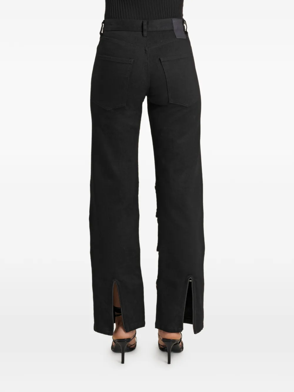 Contessa Mills Arcana jeans met uitgesneden details Zwart
