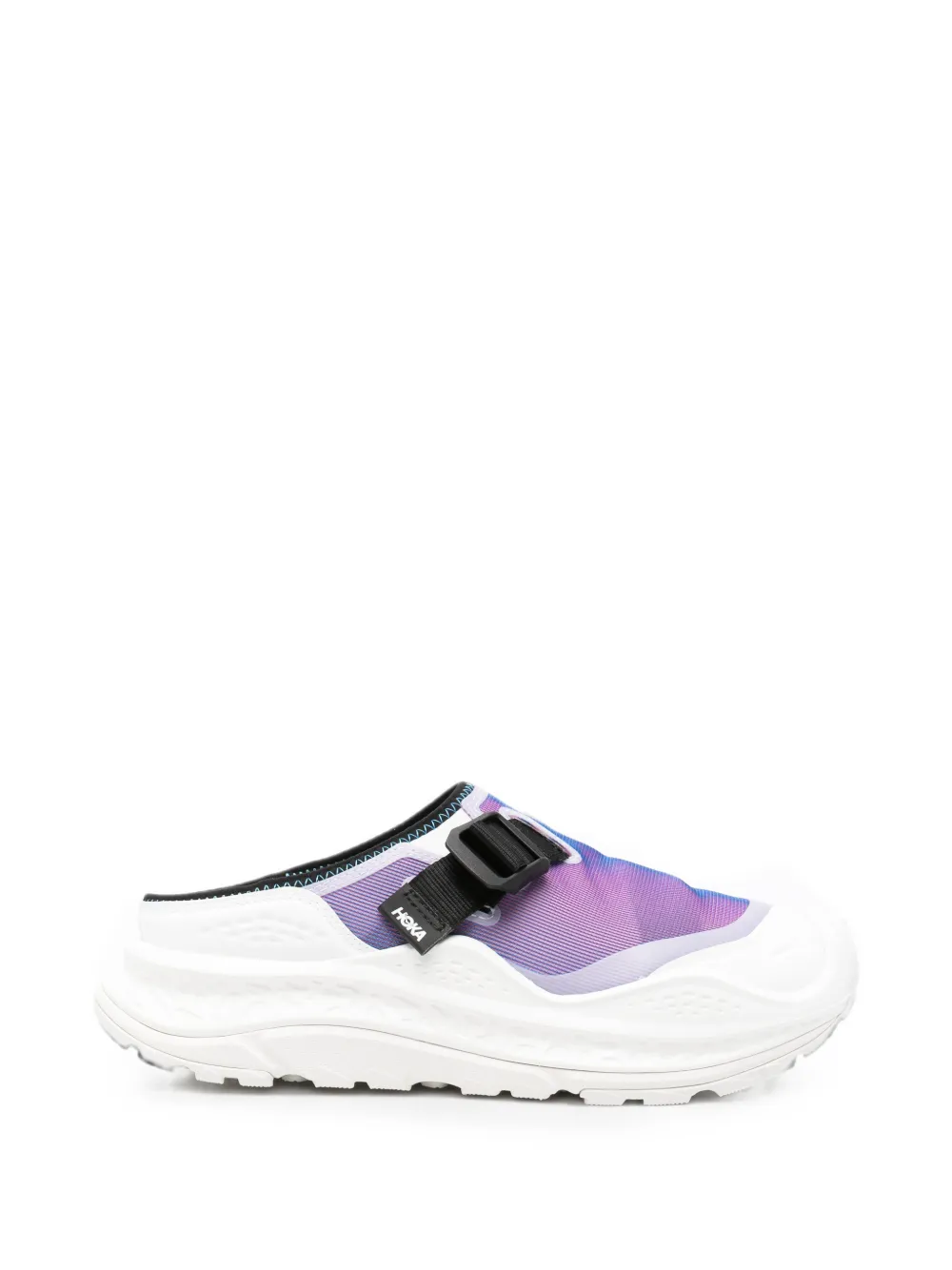HOKA buckle-detail mules - Bianco