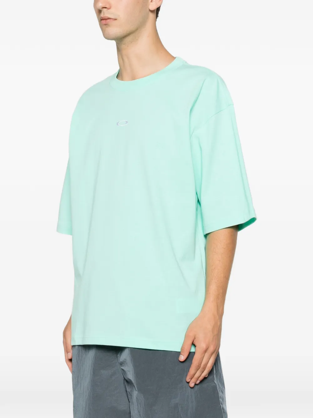 Oakley T-shirt met ronde hals en printdetail Groen