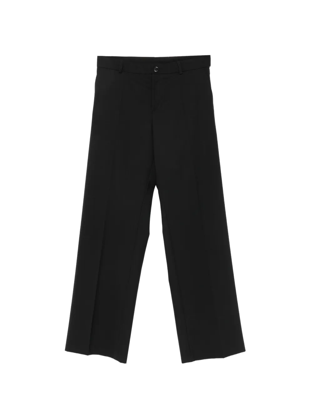 Marie Adam-Leenaerdt pressed-crease tailored trousers - Nero