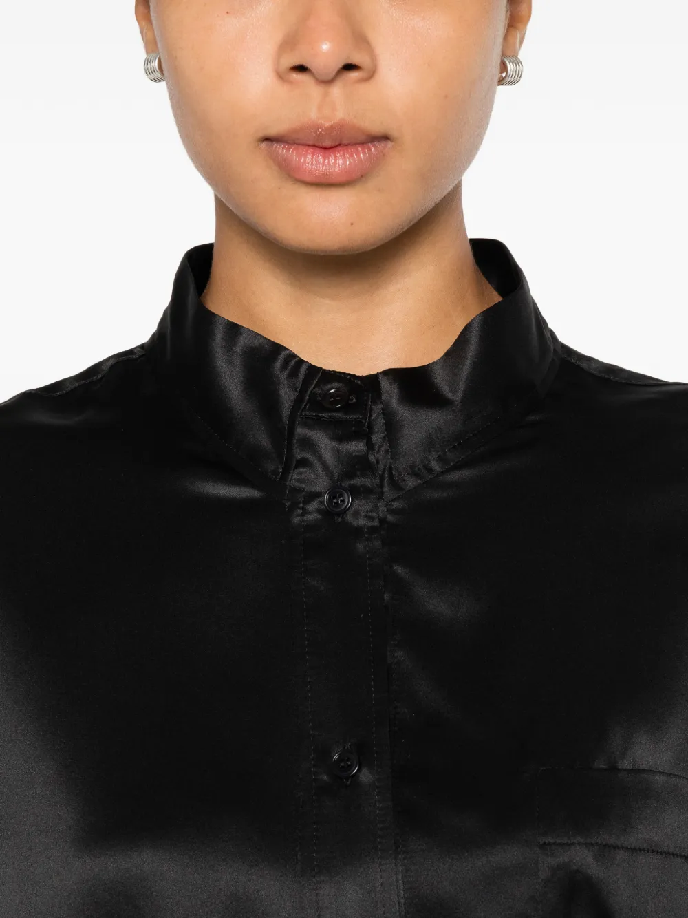 Marie Adam-Leenaerdt Oversized blouse Zwart