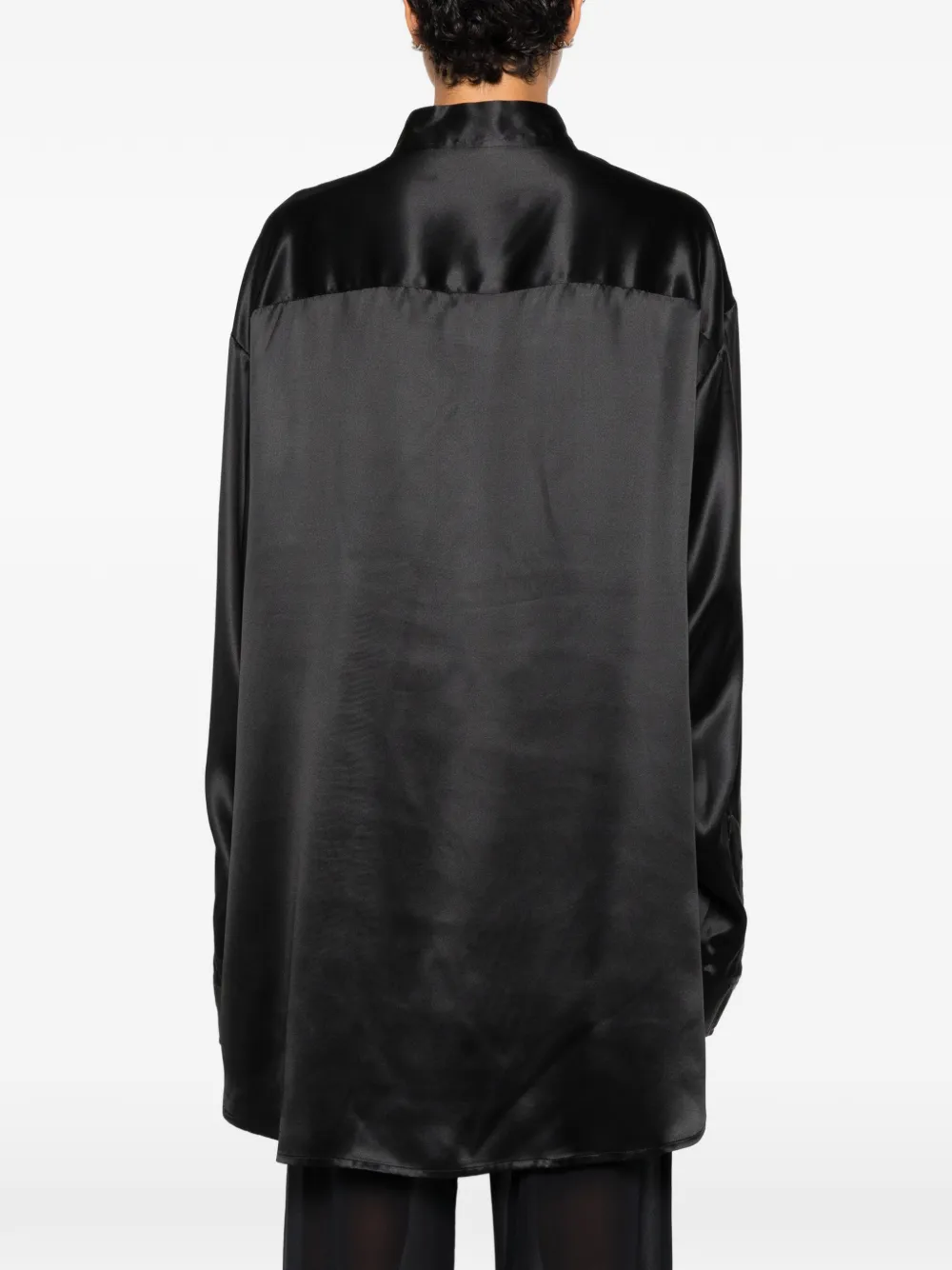 Marie Adam-Leenaerdt Oversized blouse Zwart