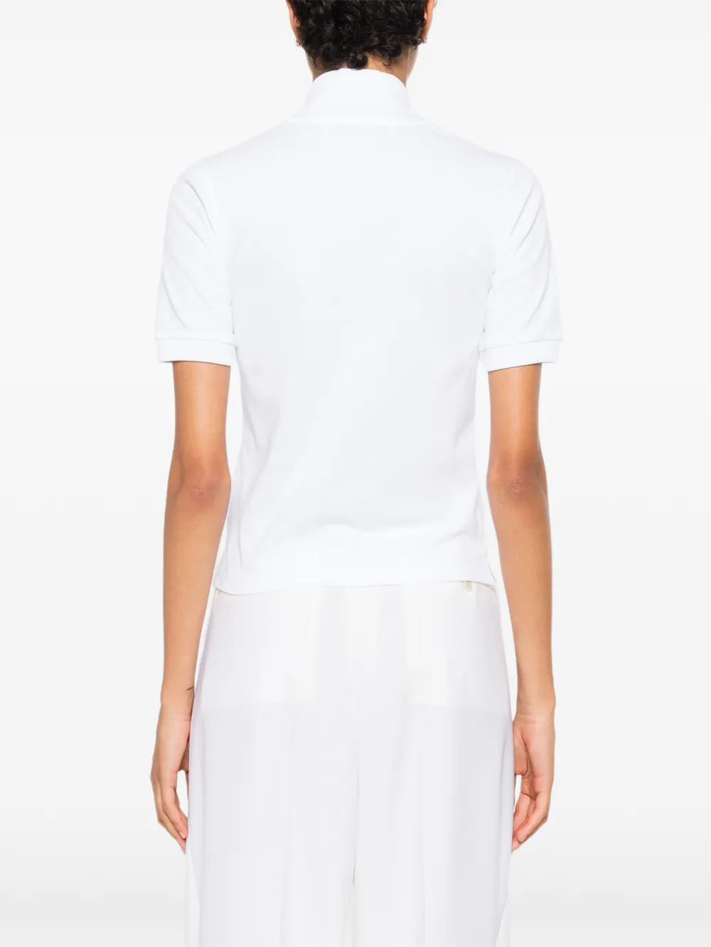 Marie Adam-Leenaerdt Poloshirt met korte mouwen Wit