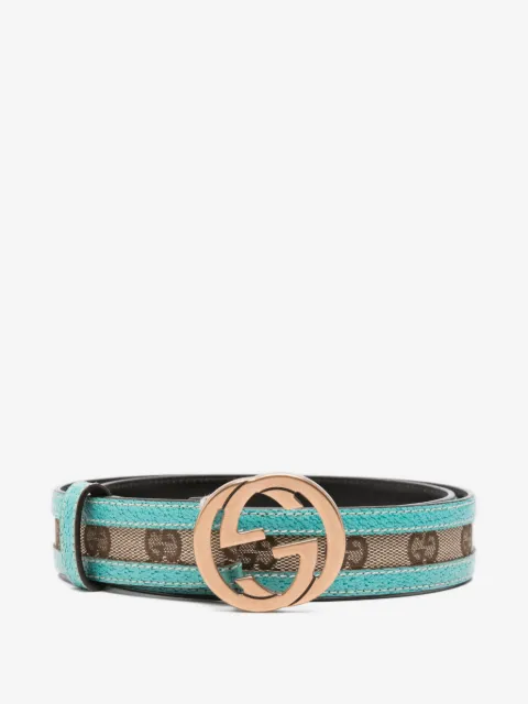 Gucci Pre-Owned cinturón Interlocking G GG Supreme 2000