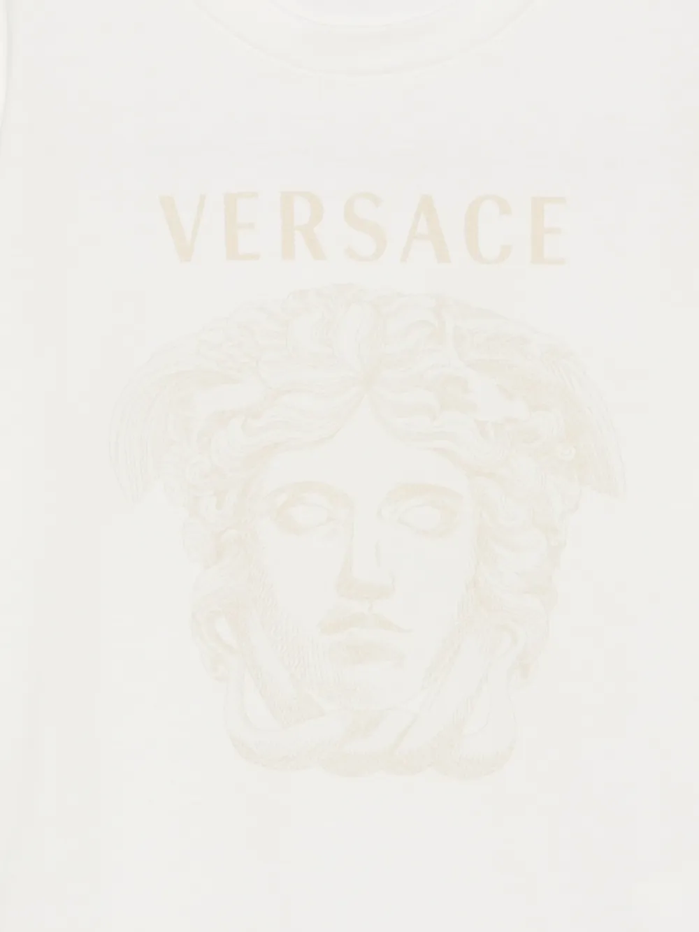 Versace Kids T-shirt met Medusa-print Wit