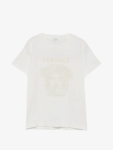 Versace Kids playera con estampado Medusa