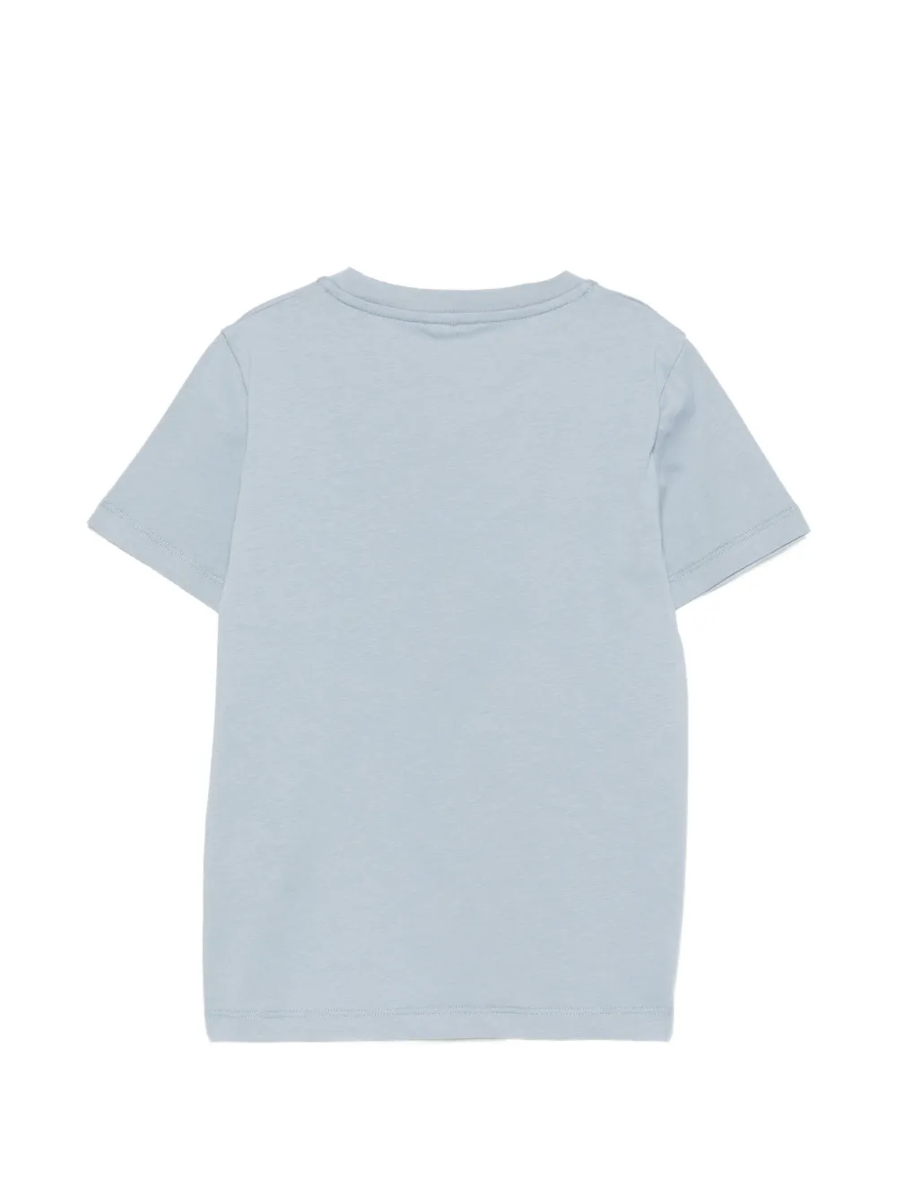 Versace Kids T-shirt met logoprint Blauw