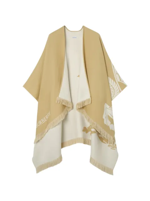 Burberry Knight wool-silk-cashmere cape