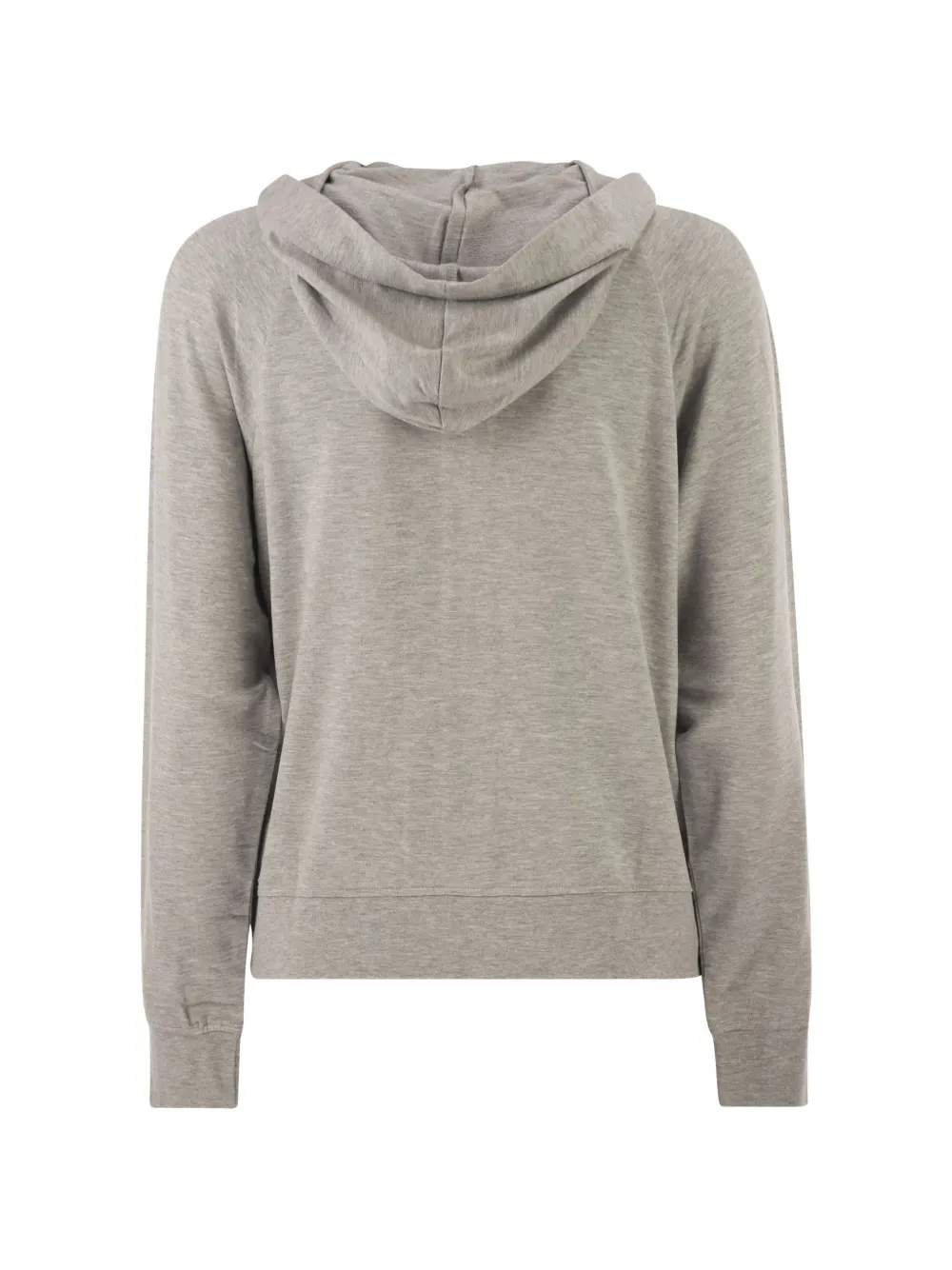 Majestic Filatures Hoodie met raglan mouwen en rits Grijs