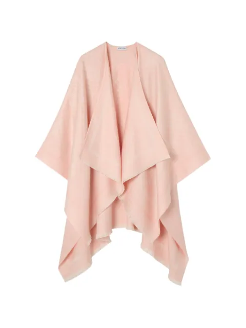 Burberry Check wool cashmere cape
