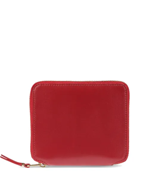 Comme Des Garçons Wallet Carteira de couro com zíper