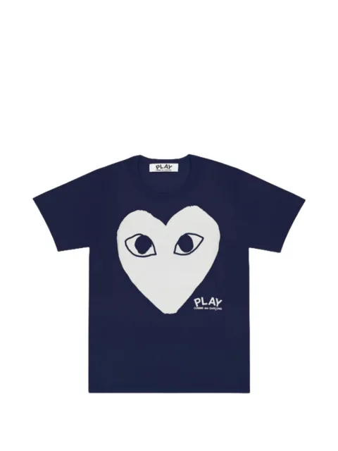 Comme Des Garçons Play logo heart-print T-shirt
