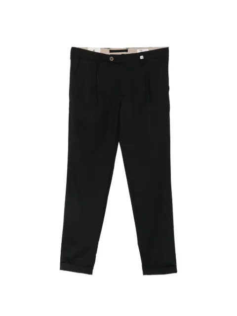 Myths pleated turn-up trousers