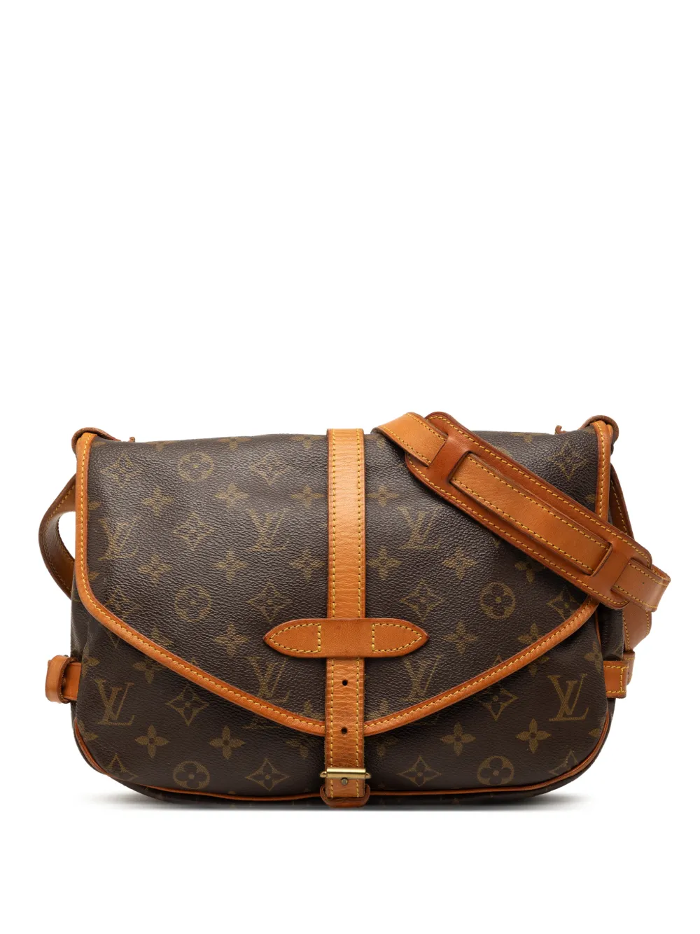 Louis Vuitton Pre-Owned 1992 Monogram Saumur 30 crossbody bag - Marrone