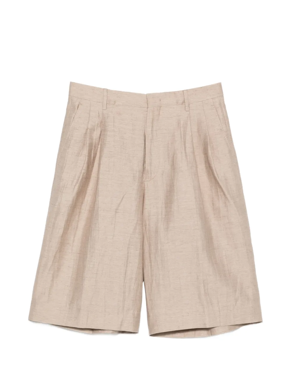 Tagliatore Shorts sartoriali con pieghe - Toni neutri