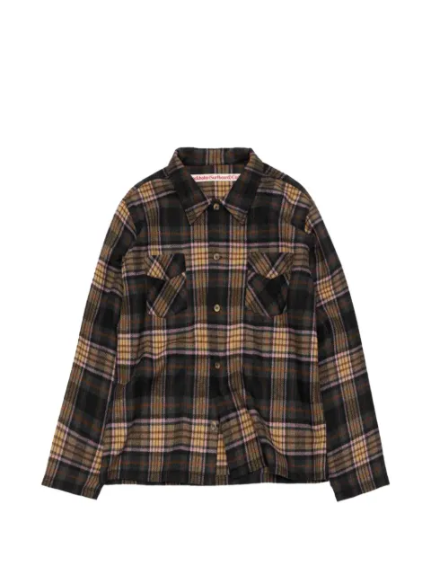 Stockholm Surfboard Club camisa a cuadros con logo