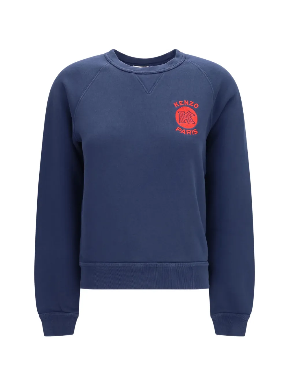 Kenzo Paris Emblem embroidered sweater - Blu