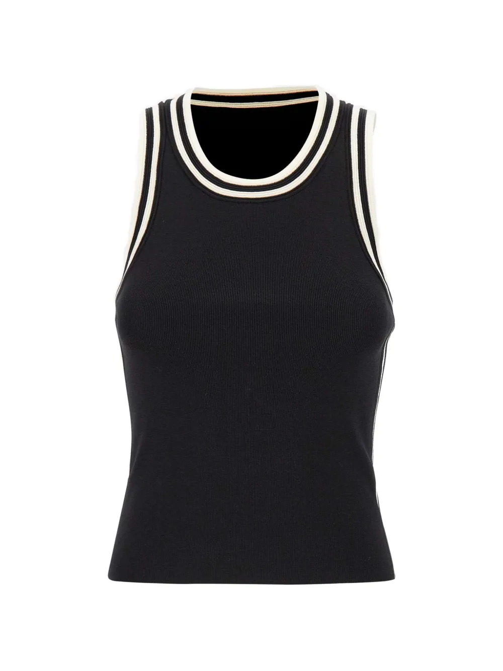 kaos Icona contrast-trim tank top - Nero