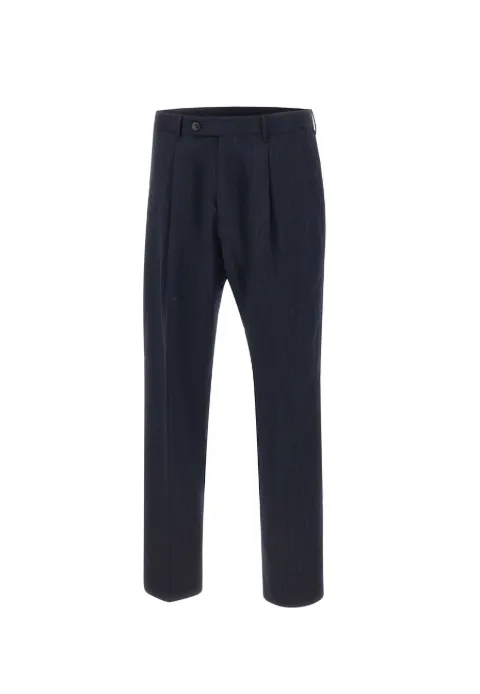 Paul Smith pinstripe pleated trousers