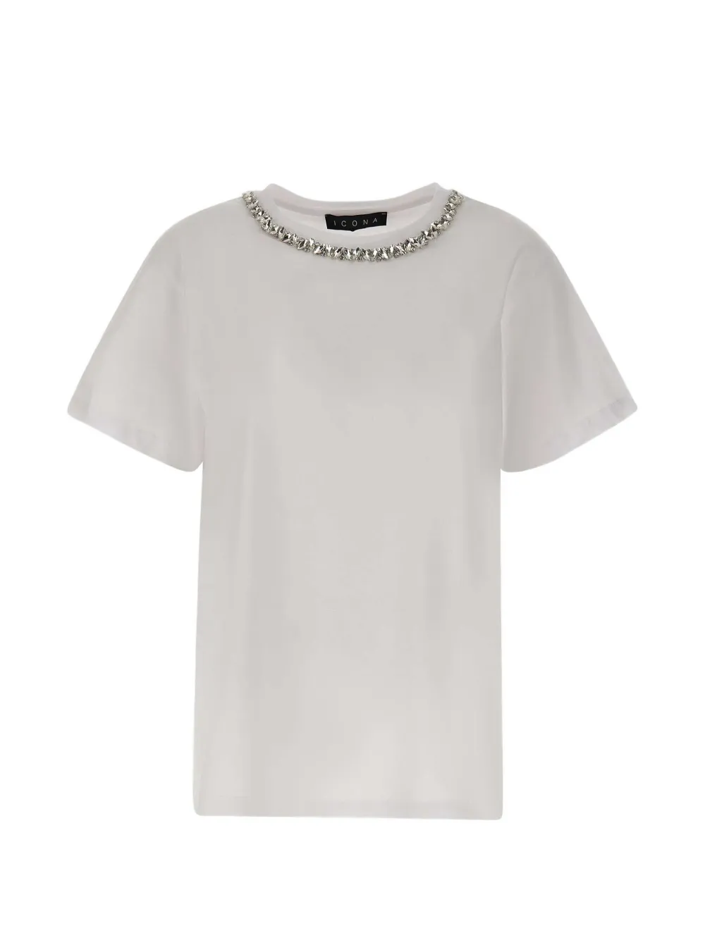 kaos Icona embellished T-shirt - Bianco