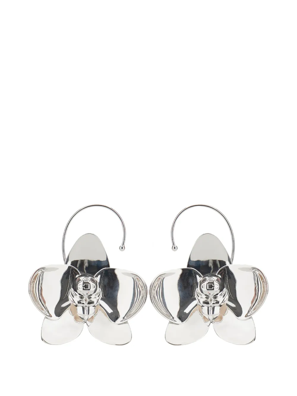 Casablanca Orchid ear cuffs - Argento