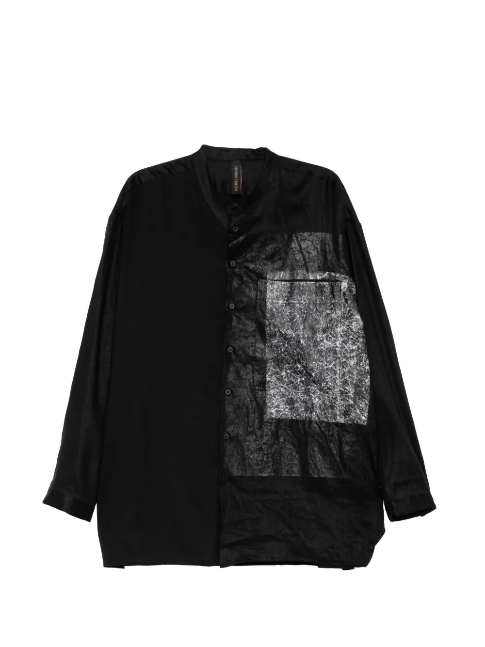 Giovanni Cavagna hand-painted shirt - Nero