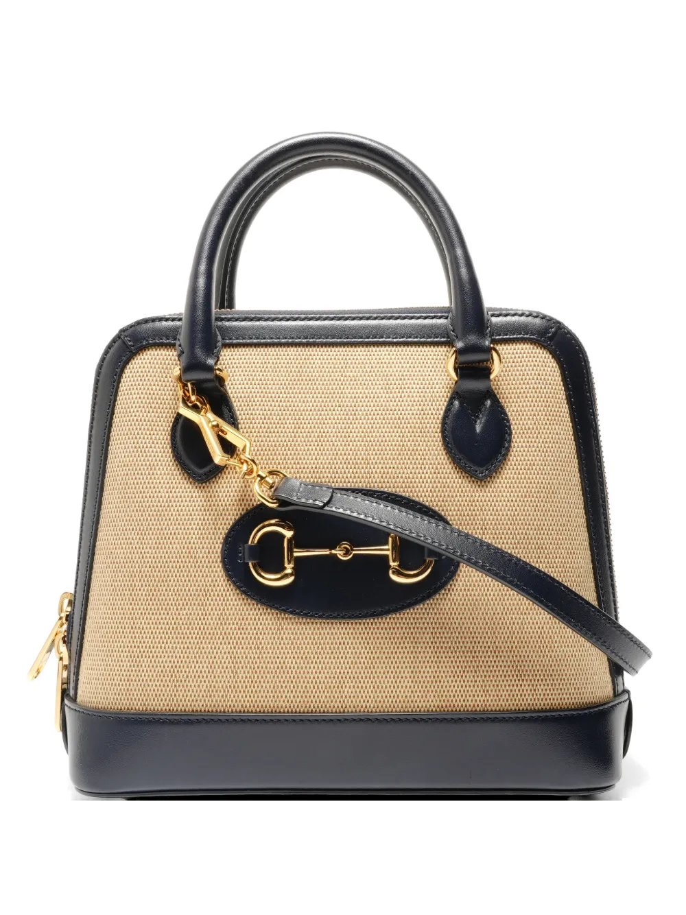Gucci Pre-Owned 2020-2021 Horsebit 1955 top handle bag - Toni neutri