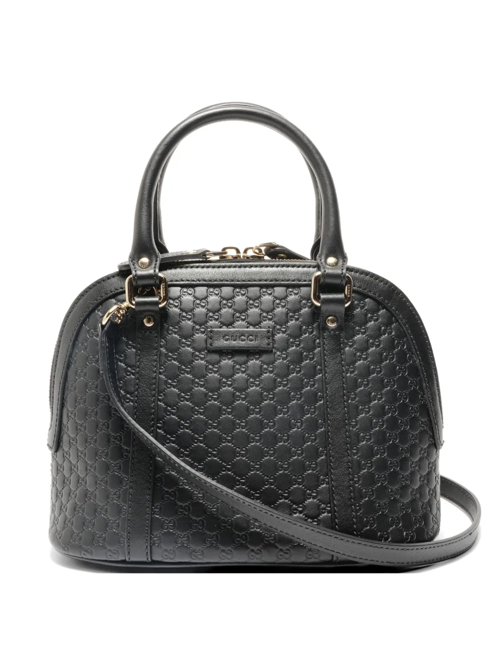 Gucci Pre-Owned 2016-2021 Micro Guccissima handbag - Schwarz