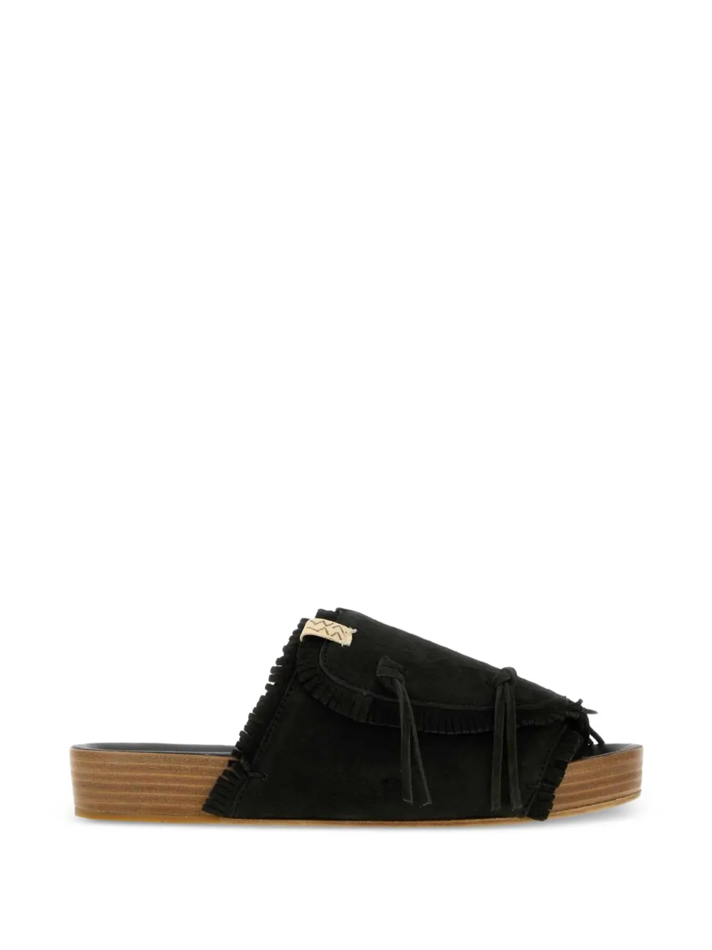 visvim Christo fringed sandals - Nero