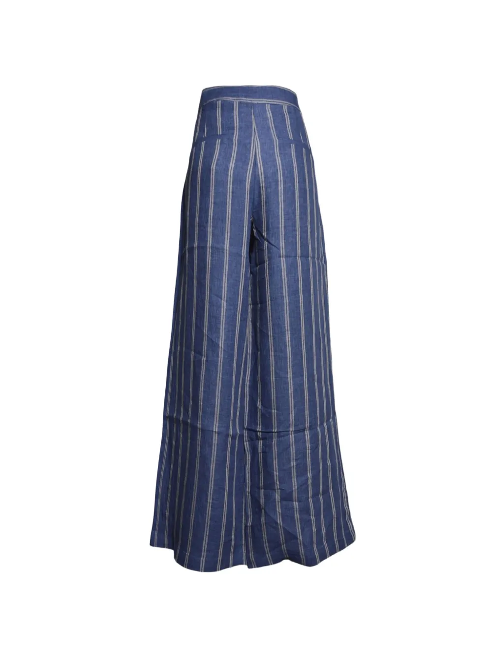 JcSophie Leroy gestreepte broek met wijde pijpen Blauw
