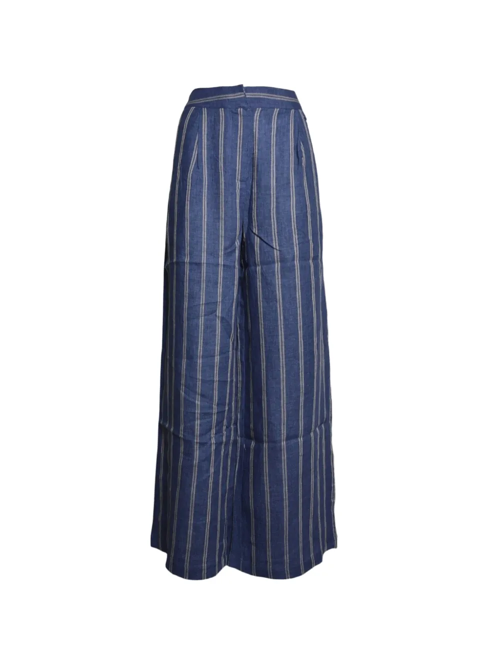JcSophie Leroy gestreepte broek met wijde pijpen Blauw