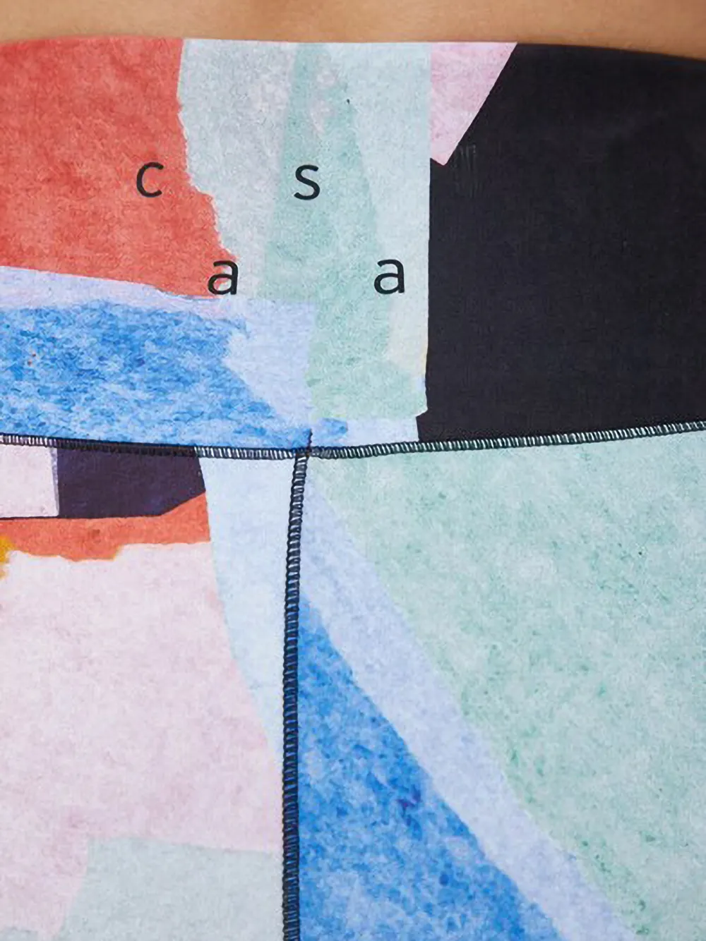 Casall abstract-print cycling shorts Veelkleurig