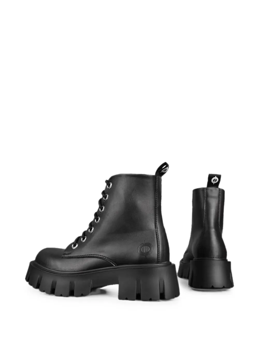 Altercore Bartel lace-up chunky-sole boots Zwart