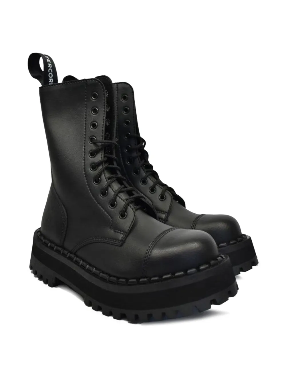 Altercore lace-up platform boots Zwart