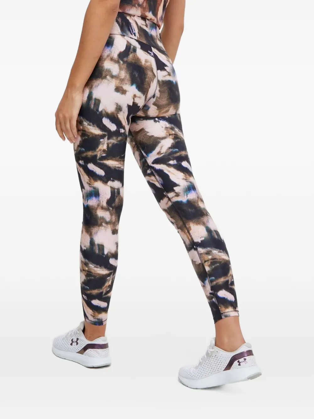 Casall Space abstracte print legging Zwart