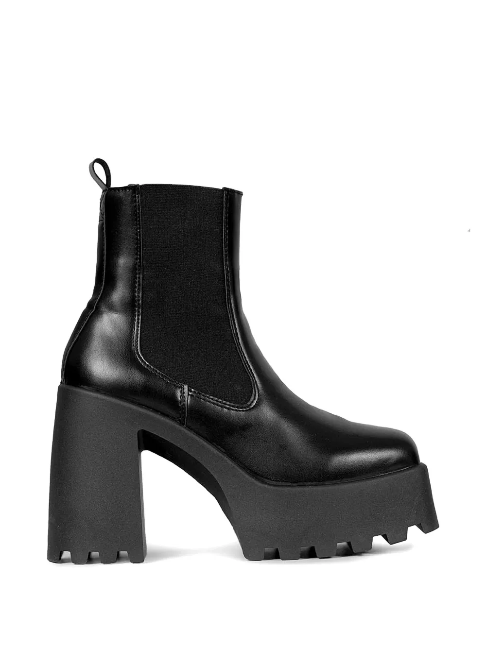 Altercore bottines chelsea à talon - Noir